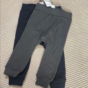 Kids' Cozy Gray and Black Bottoms
